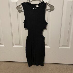 H&M Divided Women's Black Cutout Dress Small (New With Tags)